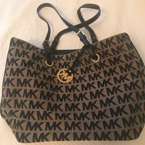 Michael Kors canvas tote